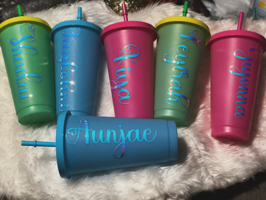 Color change Cups